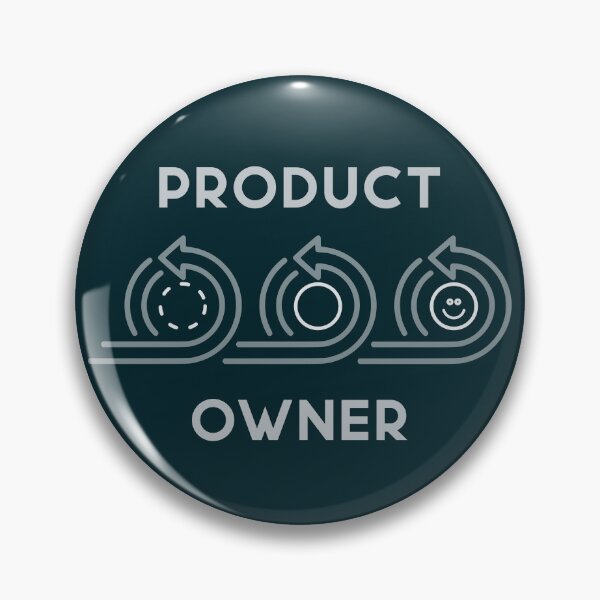 Item preview, Agile Product Owner Smile designed and sold by PrairieGrouse.