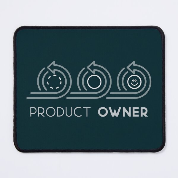 Item preview, Agile Product Owner Smile designed and sold by PrairieGrouse.