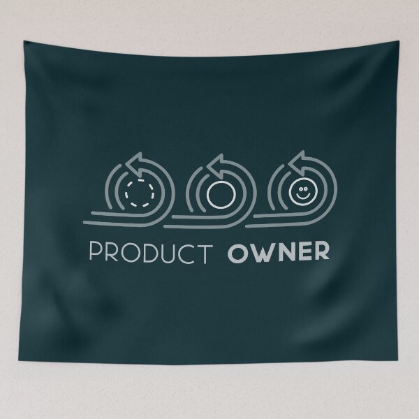 Item preview, Agile Product Owner Smile designed and sold by PrairieGrouse.