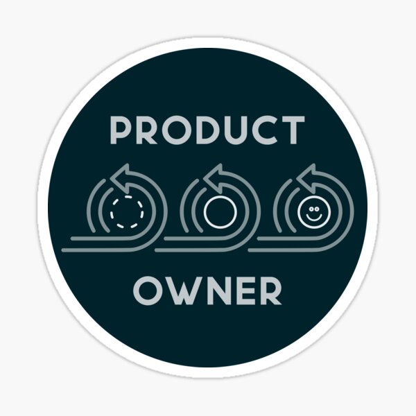 Item preview, Agile Product Owner Smile designed and sold by PrairieGrouse.