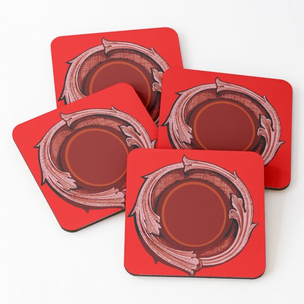 Item preview, Red Acanthus and Filigree Study designed and sold by Anthony Seeker.