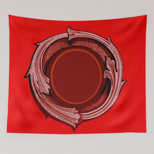 Item preview, Red Acanthus and Filigree Study designed and sold by Anthony Seeker.