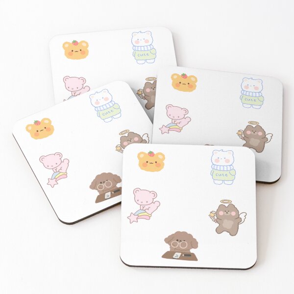 Item preview, cute bear stickers designed and sold by Cute-Stuffs.