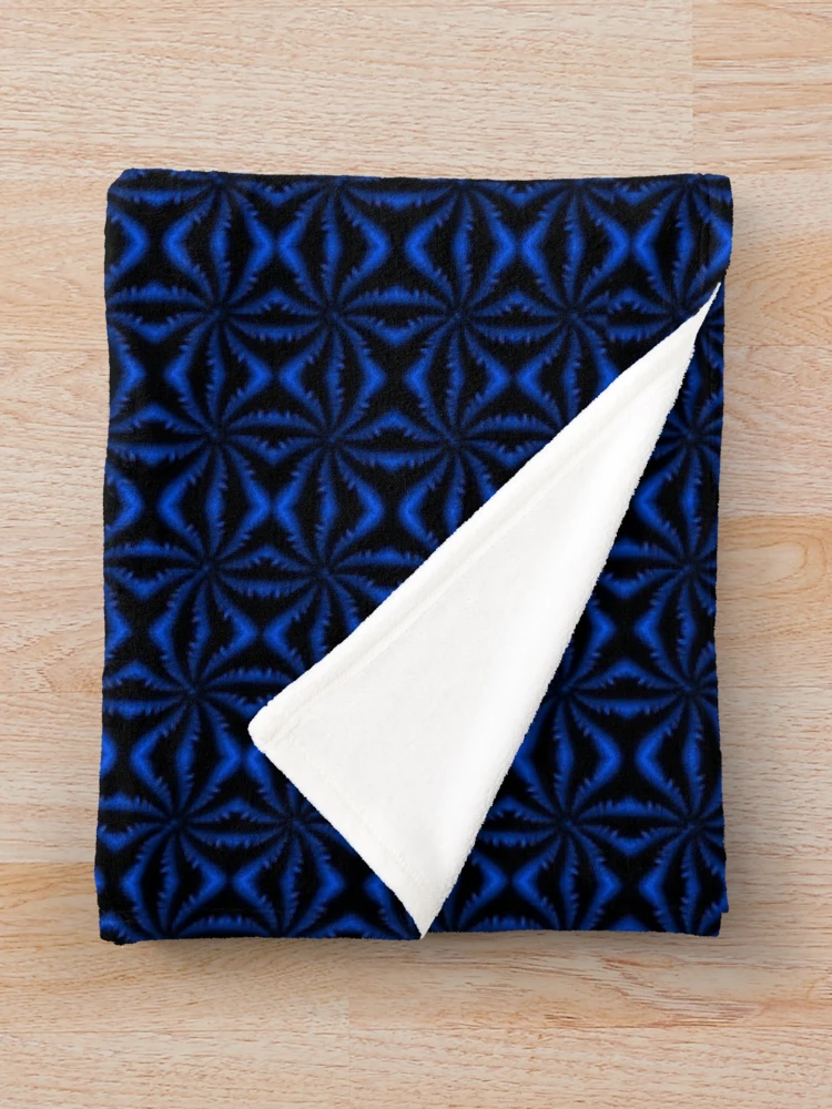Thumbnail 3 of 6, Throw Blanket, Deep blue pattern designed and sold by Work of art Shop.