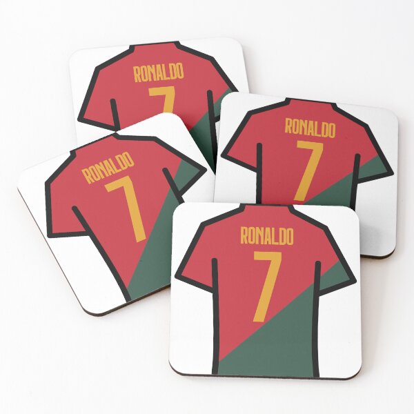 Item preview, Ronaldo #7 POR Red Green 22 Football Jersey designed and sold by Millustgfx.