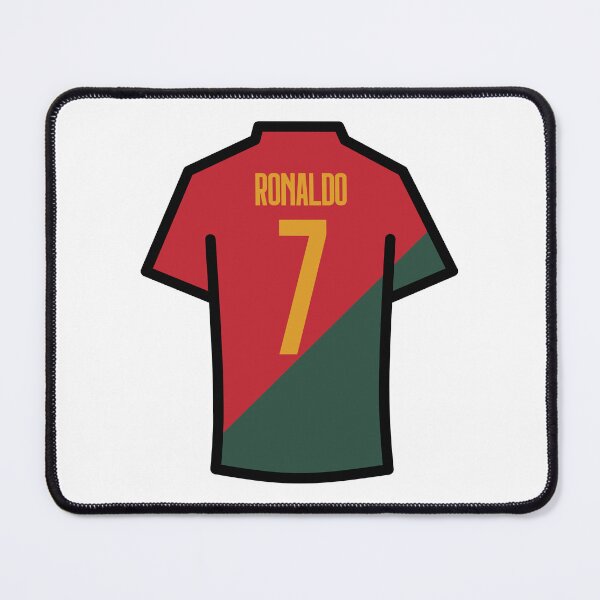 Item preview, Ronaldo #7 POR Red Green 22 Football Jersey designed and sold by Millustgfx.