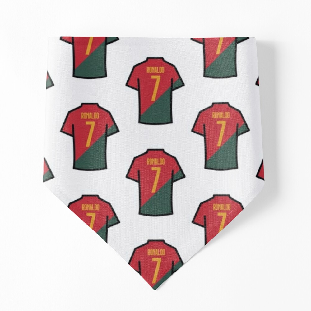 Ronaldo #7 POR Red Green 22 Football Jersey Sticker for Sale by