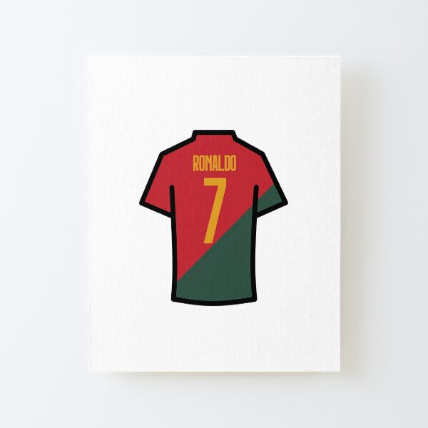 Cristiano Ronaldo Jersey Art Digital Print Red Frame 