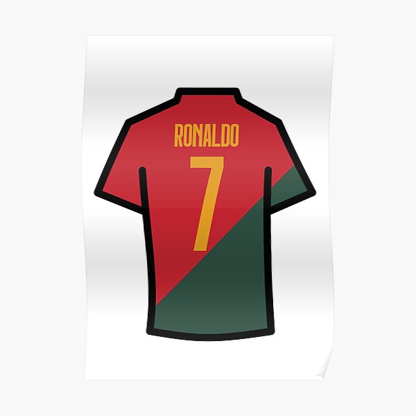 Ronaldo 7 (Official Portugal 2020 Home Name and Numbering)