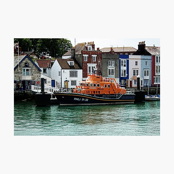 R L N I Weymouth Lifeboat Photographic Print