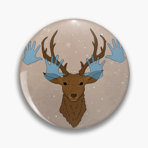 Item preview, Winter Deer in ASL Vintage Tarot Poster designed and sold by KellieMartin17.