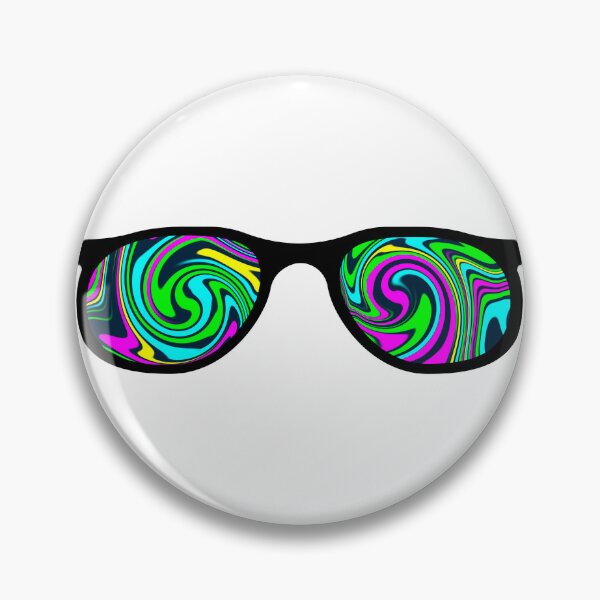 Aperçu de l'œuvre Lunettes colorées trippantes créée et vendue par DM-VectorArt.