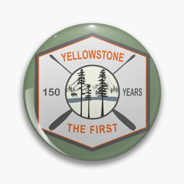 Item preview, Yellowstone, The First, 150 Years designed and sold by Blended Designs ⭐⭐⭐⭐⭐.