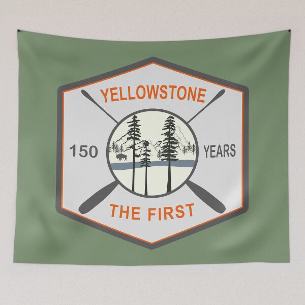 Item preview, Yellowstone, The First, 150 Years designed and sold by Blended Designs ⭐⭐⭐⭐⭐.
