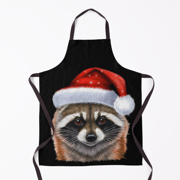 Item preview, Mapaches con gorro de Papá Noel | Mapache de la naturaleza designed and sold by TeeARTHY.