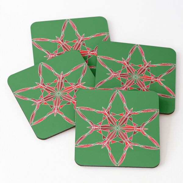 Item preview, Festive snowflake unique design G18 designed and sold by fishpressink.