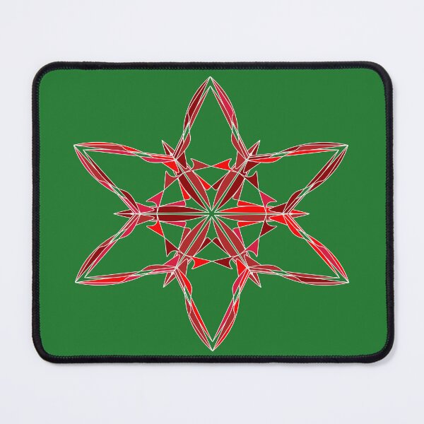 Item preview, Festive snowflake unique design G18 designed and sold by fishpressink.
