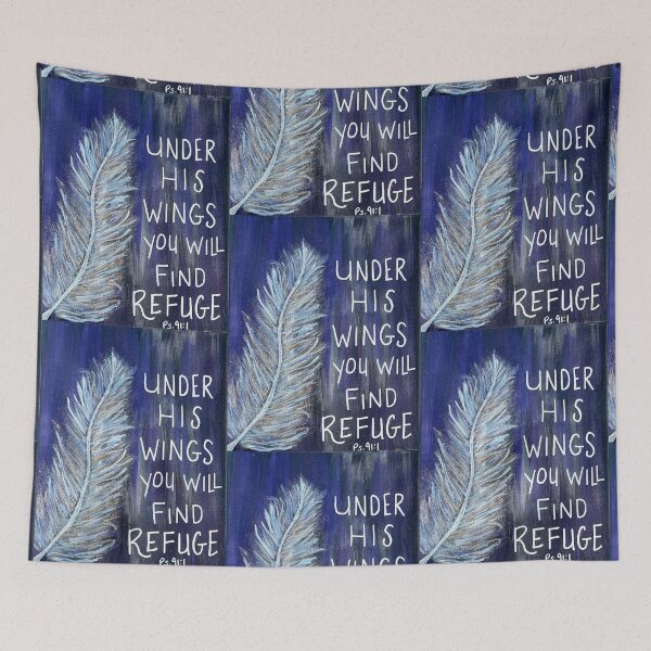 Item preview, Under His Wings - Psalm 91:1 designed and sold by moore4god.