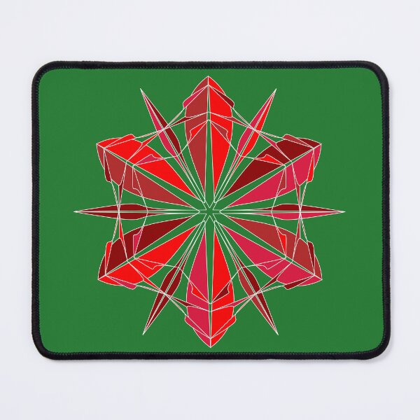 Item preview, Festive snowflake unique design G19 designed and sold by fishpressink.
