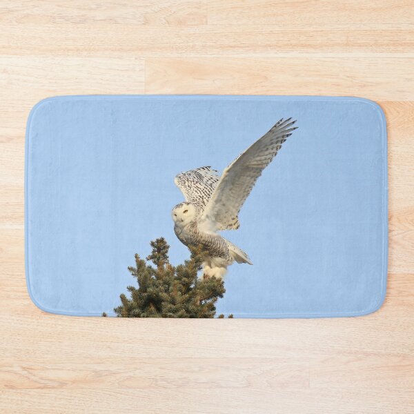 Item preview, Snowy owl lift off designed and sold by locustgirl.