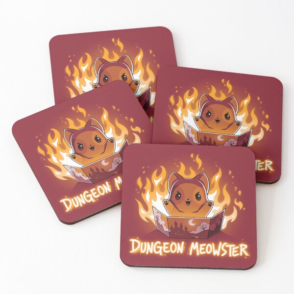 Item preview, Dungeon Meowster / Cute Evil Cat designed and sold by Chris Mpasirogloy.
