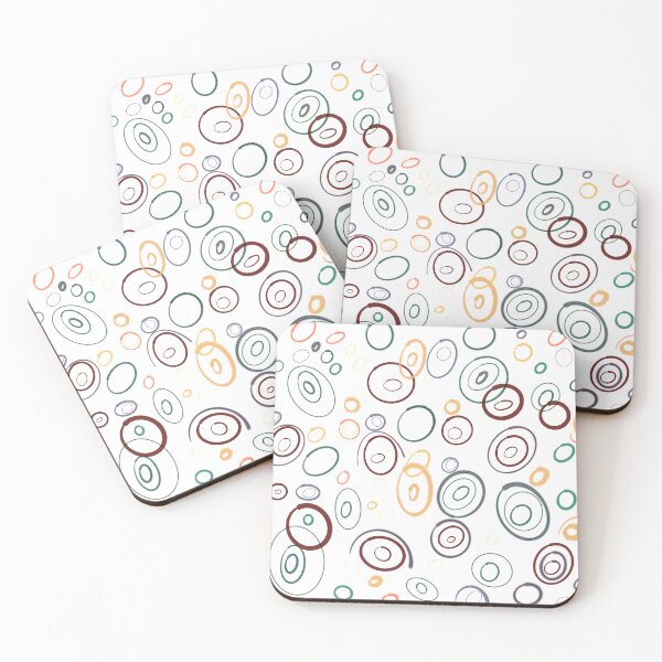 Item preview, Bright Yellow Red Green Bauble Circles Pattern - Christmas designed and sold by jolabrese.