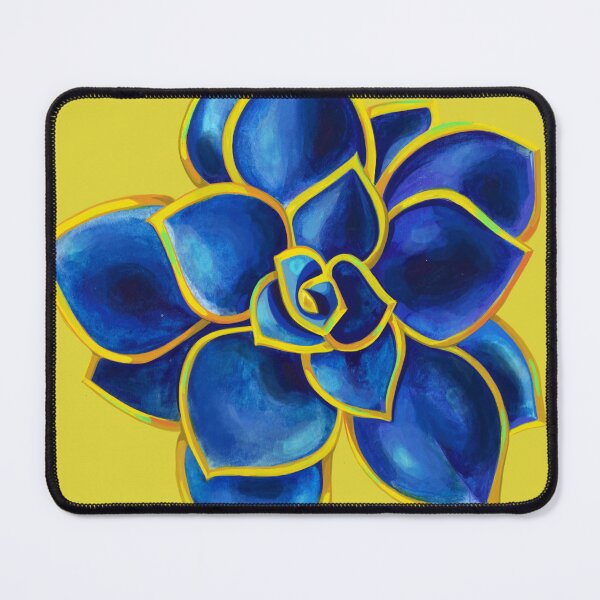 Item preview, Blue Rose Echeveria Succulent in Watercolor designed and sold by Savi Singh.
