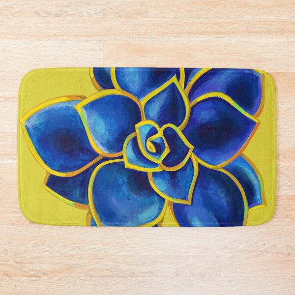 Item preview, Blue Rose Echeveria Succulent in Watercolor designed and sold by Savi Singh.