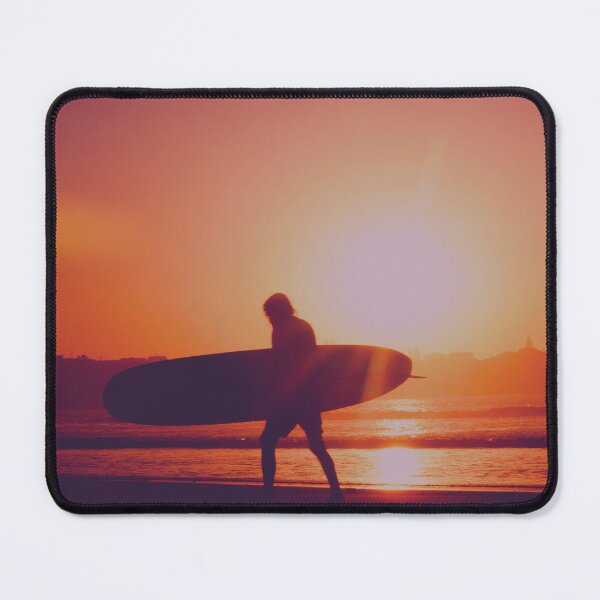 Item preview, Surfing on beautiful red orange sunset designed and sold by medoutfits.