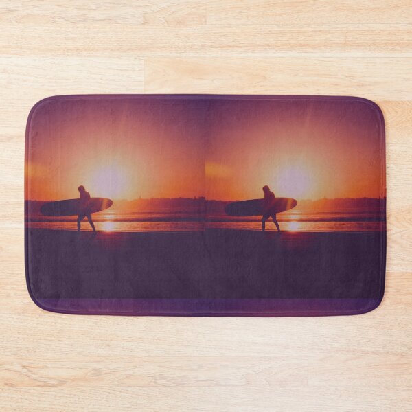 Item preview, Surfing on beautiful  red orange sunset designed and sold by medoutfits.