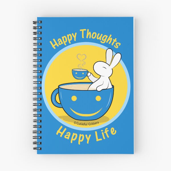 Item preview, Happy Thoughts, Happy Life  designed and sold by Cutieful Critters.