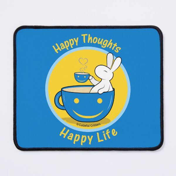 Item preview, Happy Thoughts, Happy Life designed and sold by Cutieful Critters.