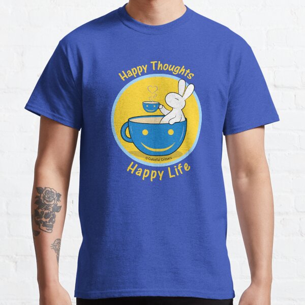 Item preview, Happy Thoughts, Happy Life  designed and sold by Cutieful Critters.