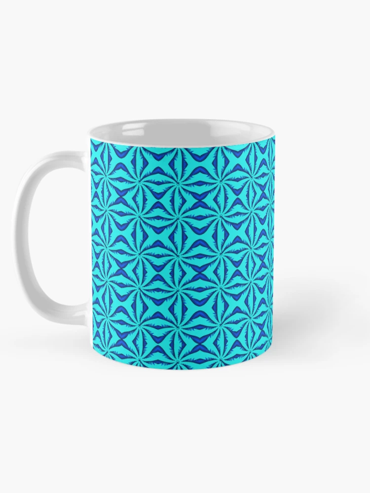 Thumbnail 5 of 6, Coffee Mug, Light blue pattern designed and sold by Work of art Shop.