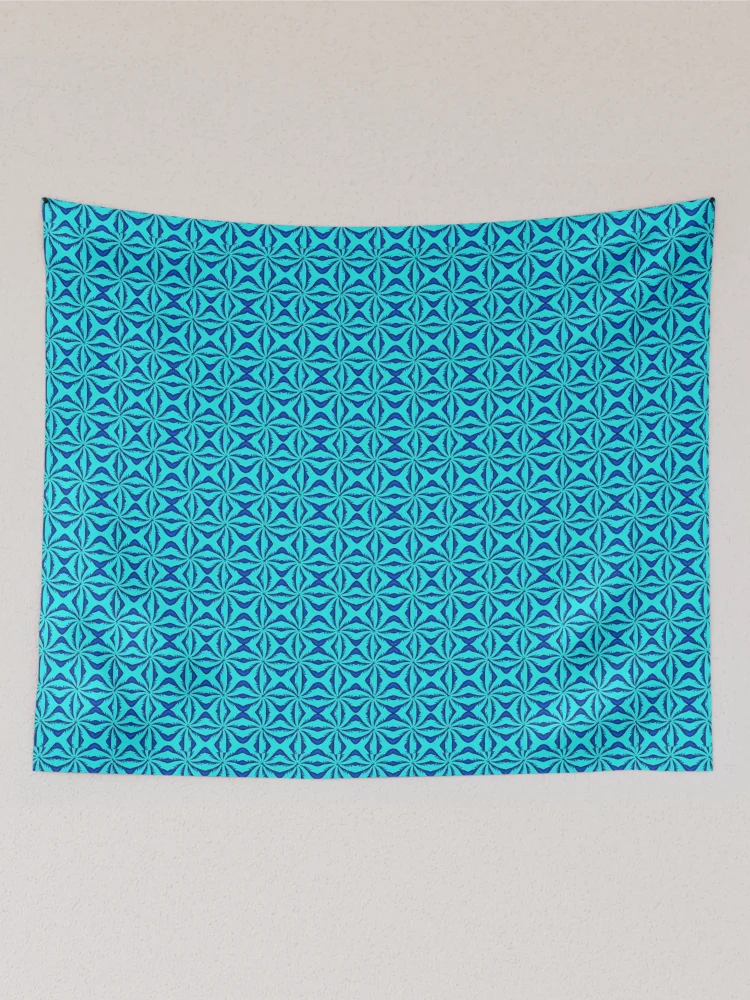 Thumbnail 2 of 3, Tapestry, Light blue pattern designed and sold by Work of art Shop.