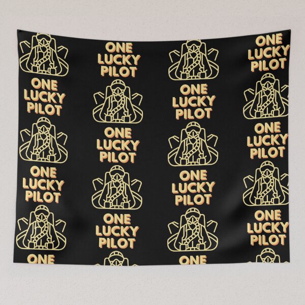 Item preview, One lucky pilot design designed and sold by DigitalMagShop.