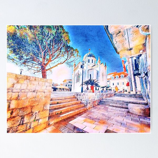 Altstadt Herceg Novi Poster
