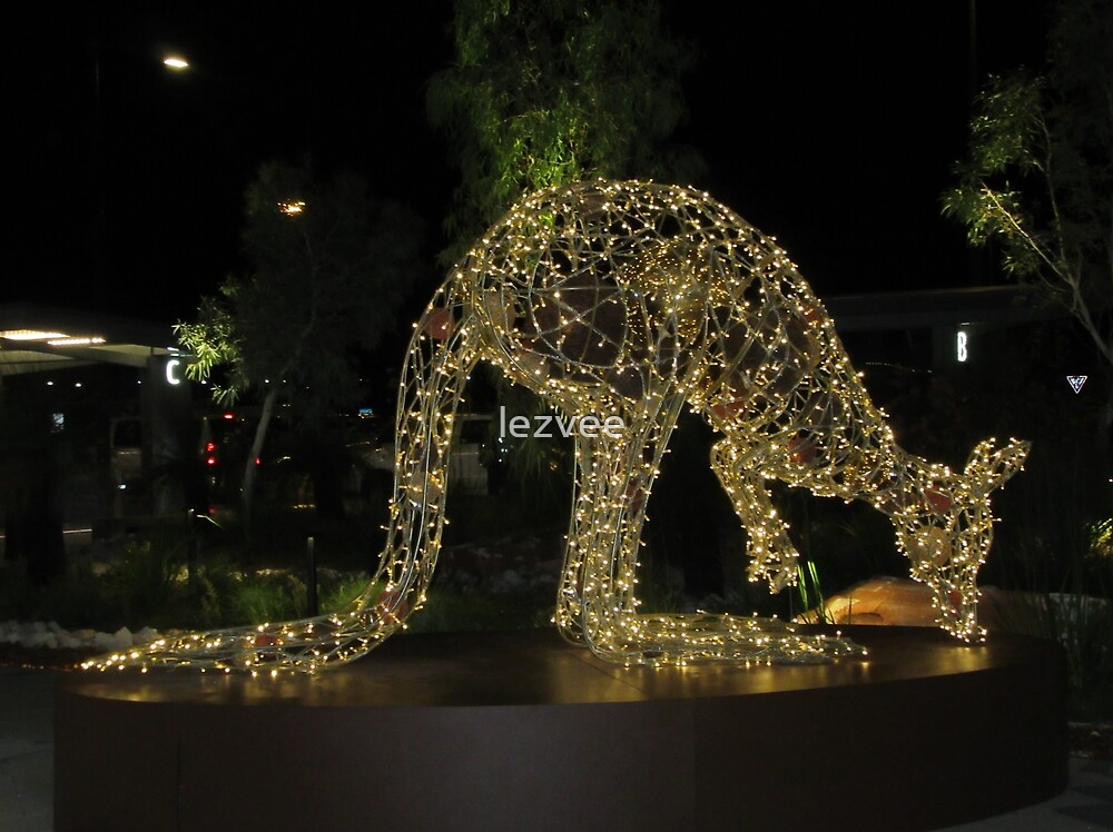 "Kangaroo Christmas" by lezvee Redbubble