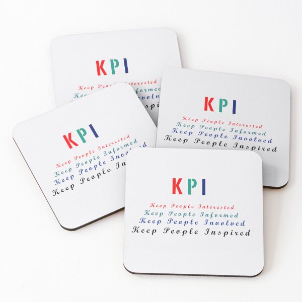 Item preview, KPI keep people interested informed involved inspired designed and sold by Mahe-Art.