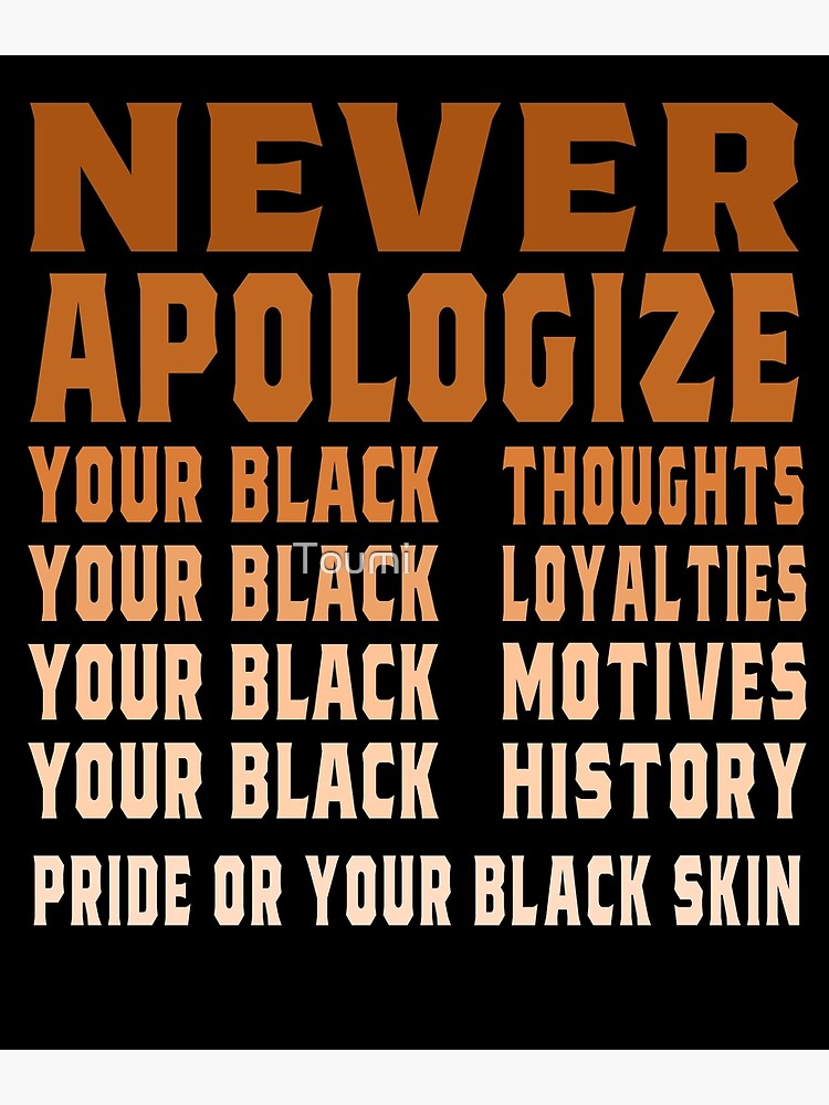Never Apologize For Your Pride Grocery Bag African Black History DT02 main image 0