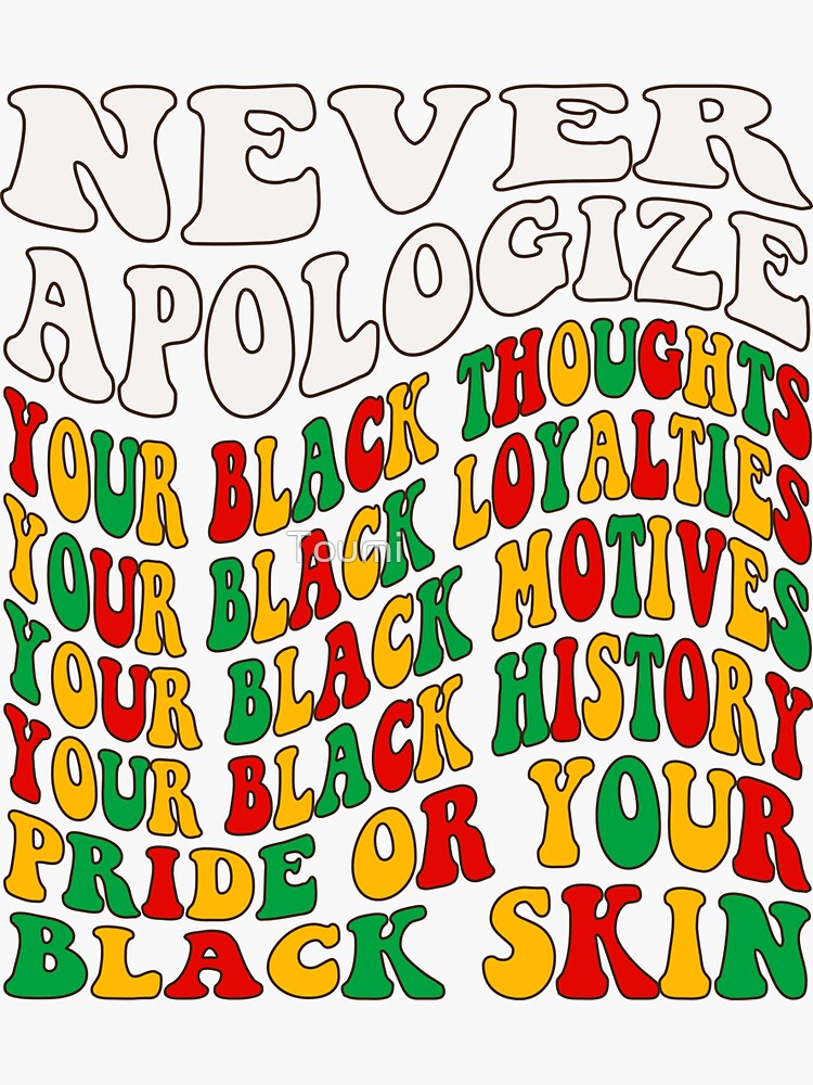 Never Apologize For Your Pride Grocery Bag African Black History DT02 main image 1