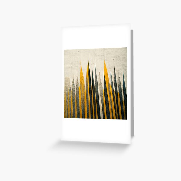 modern colorful abstract pattern Greeting Card