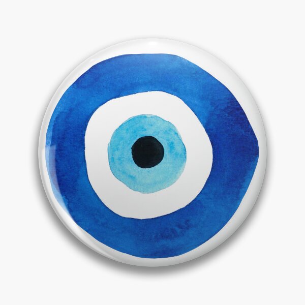 Item preview, EVIL EYE-turkish nazar (navy) designed and sold by BEATRIZ ABAITUA.