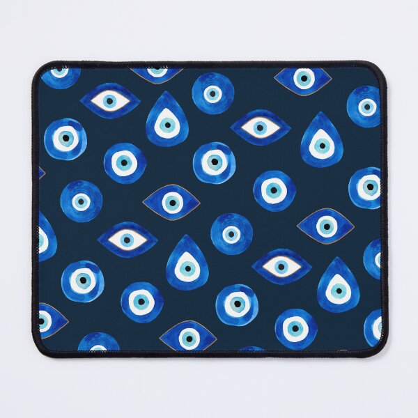 Item preview, EVIL EYE-turkish nazar (navy) designed and sold by BEATRIZ ABAITUA.
