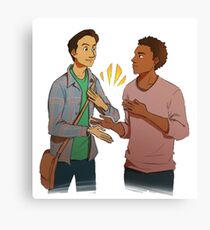 troy and abed in the morning Canvas Print