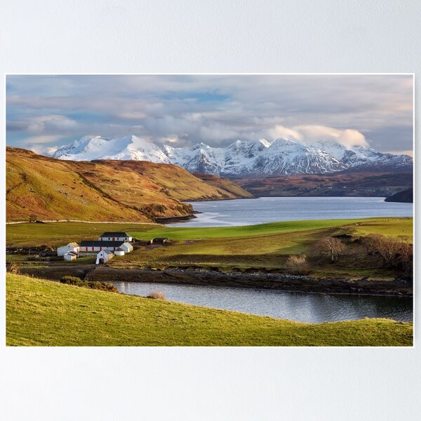 Artikelvorschau, Die Cuillins und Gesto Farm, Skye, Schottland. entworfen und verkauft von PhotosEcosse.