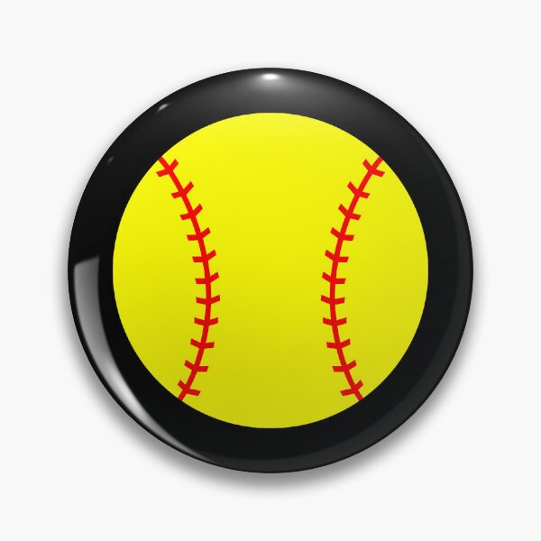 Item preview, Softball with Black Background Design designed and sold by beccaveedesigns.