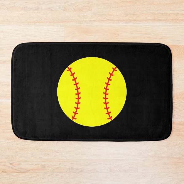 Item preview, Softball with Black Background Design designed and sold by beccaveedesigns.