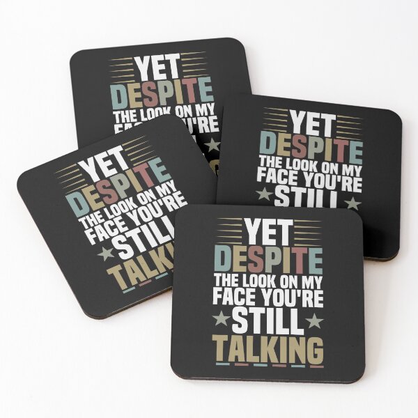 Item preview, Yes Despite the Look on My Face You're Still Talking / Funny Sarcastic Gift Idea Colored Vintage / Gift for Christmas designed and sold by Chamssou.