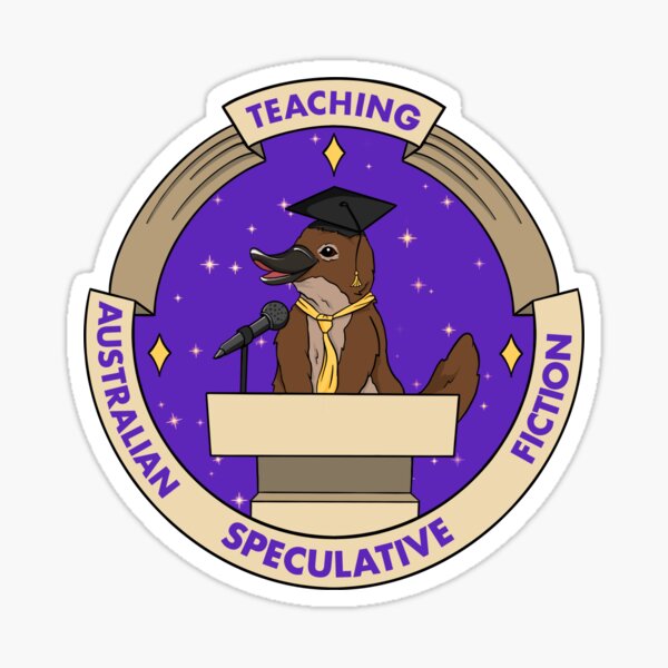 Specter / Teaching Australian Speculative Fiction Sticker